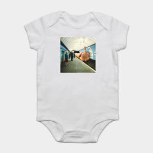 F U Train - Middle finger Baby Bodysuit